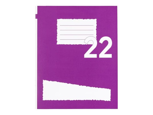[90332737 1415312] Office Focus Schulheft FSC E5, Blanko, Violett, 10 Stück