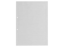 Office Focus Heftblatt FSC A4, Liniert, Grau, 2-fach gelocht