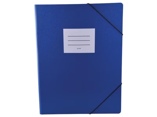 [90332767 1404763] Office Focus Gummibandmappe A3 mit Etikette Blau