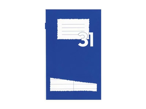[90332771 1415315] Office Focus Schulheft FSC 14 x 20 cm, Liniert, Blau, 10 Stück
