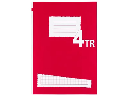 [90332813 1415299] Office Focus Schulheft FSC A4, Kariert, Rot, 10 Stück