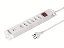 STEFFEN Steckdosenleiste VARIABL 6x T13, USB-C mit Schalter