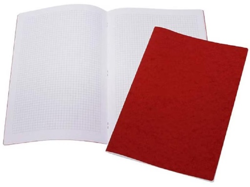 [90332856 1404933] Office Focus Schulheft A4 kariert 40 Blatt, Rot, 10 Stück