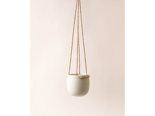 [90332896 1665091] Esmée Blumentopf zum Hängen 12 cm, Beige