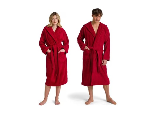 [90332924 1667485] Möve Bademantel Superwuschel S, Rot
