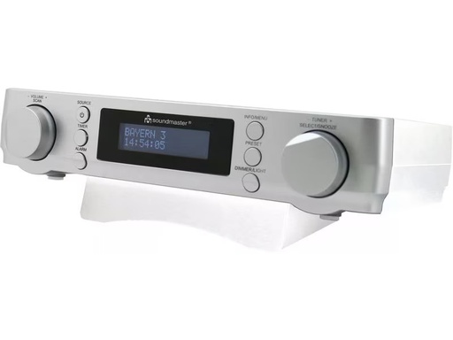 [90332969 1667108] soundmaster Küchenradio UR2022SI Silber