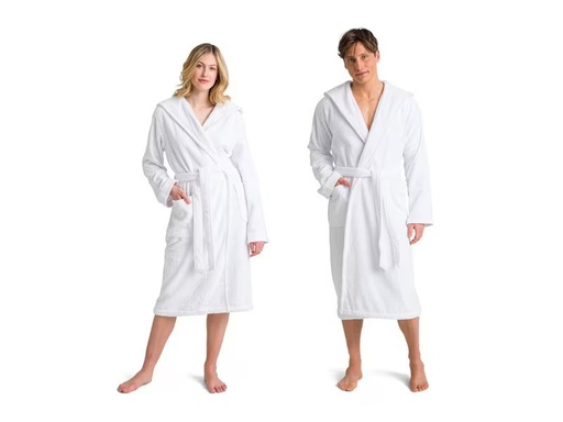 [90332970 1667481] Möve Bademantel Superwuschel M, Weiss