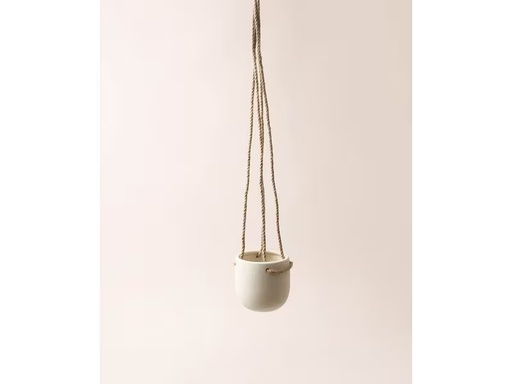 [90332979 1665090] Esmée Blumentopf zum Hängen 9 cm, Beige