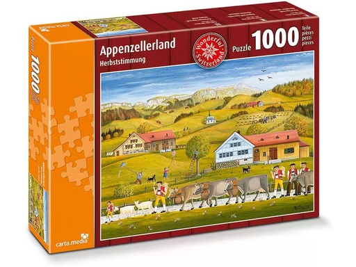 [90333011 1668275] Carta.Media Puzzle Appenzellerland Herbststimmung