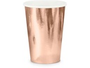 Partydeco Einwegbecher Uni 220 ml, 6 Stück, Rosegold