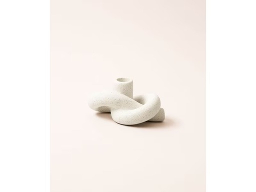 [90333030 1665088] Esmée Kerzenständer Twist 7 cm, Beige