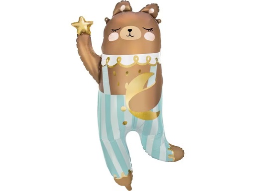 [90333038 1665249] Partydeco Folienballon Teddybär 72 x 104 cm