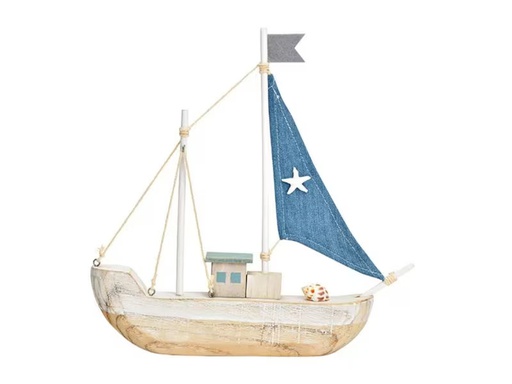 [90333141 1659677] G. Wurm Aufsteller Segelboot 28 x 29 cm