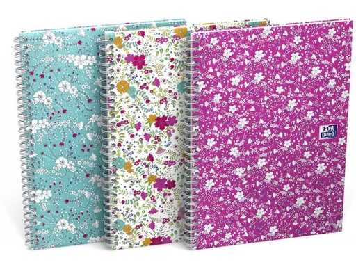 [90333165 1664942] Oxford Notizblock GO Floral A5 kariert