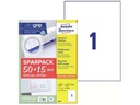 Avery Zweckform Universal-Etiketten 210 x 297 mm,65 Etiketten / 65 Bogen