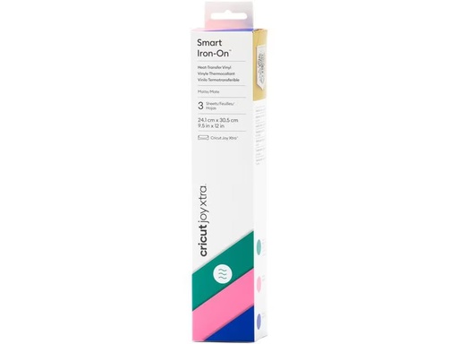 [90333213 1593642] Cricut Aufbügelfolie Joy Xtra Smart 3-teilig, Hibiscus