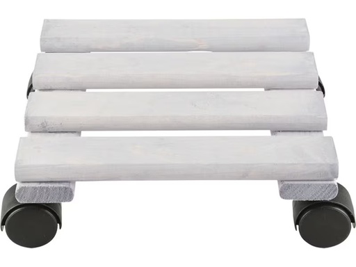 [90333235 1660184] Esschert Design Rolleruntersetzer Quadratisch S Grau/Schwarz