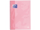 Oxford Schreibblock School Touch A4+, liniert, Pastellrosa