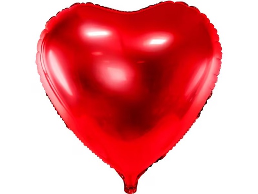 [90333250 1665230] Partydeco Folienballon Herz Rot