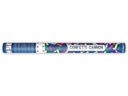 Partydeco Streudeko Konfettikanone Streifen Mehrfarbig, 60 cm