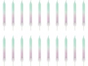 Partydeco Kerze Ombre 20 Stück