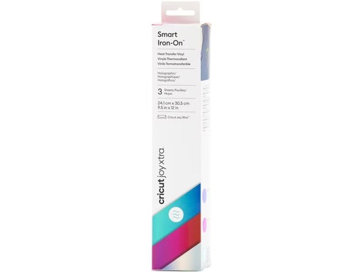 [90333333 1593645] Cricut Aufbügelfolie Joy Xtra Smart 3-teilig, Holograhic