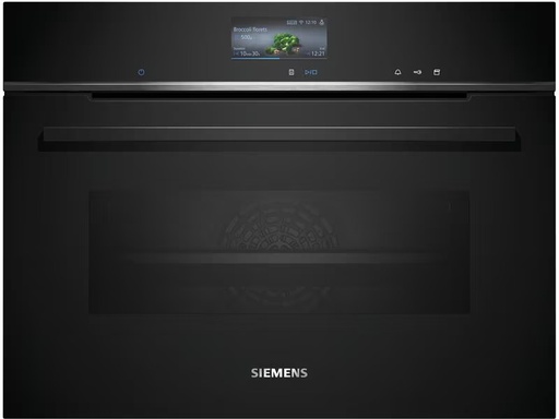 [90333358 1671213] Siemens Einbaudampfbackofen CS756G1B1 Schwarz A+