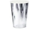 Partydeco Einwegbecher Uni 220 ml, 6 Stück, Silber
