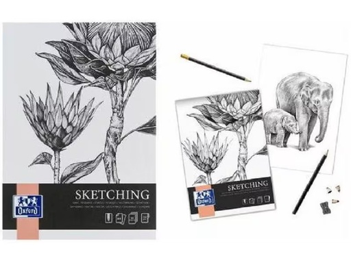 [90333374 1664960] Oxford Zeichenblock Art Sketching A3, 50 Blatt