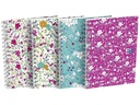 Oxford Notizblock GO Floral A6 kariert