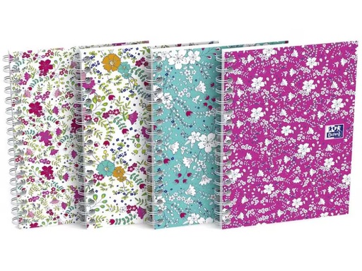 [90333378 1664940] Oxford Notizblock GO Floral A6 kariert