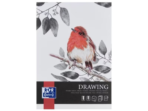 [90333457 1664957] Oxford Malblock Art Drawing A4, 40 Blatt
