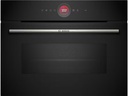 Bosch Einbaubackofen mit Mikrowelle CMG7241B1 Schwarz