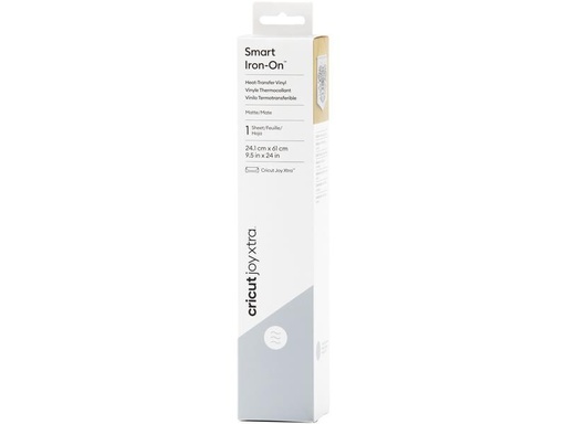 [90333474 1593650] Cricut Aufbügelfolie Joy Xtra Smart 24.1 x 61 cm, Silber
