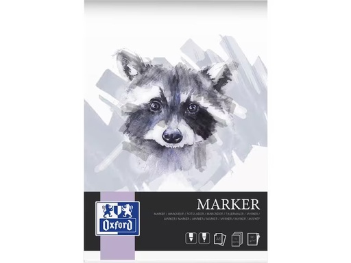 [90333489 1664956] Oxford Malblock Art Marker A3, 15 Blatt