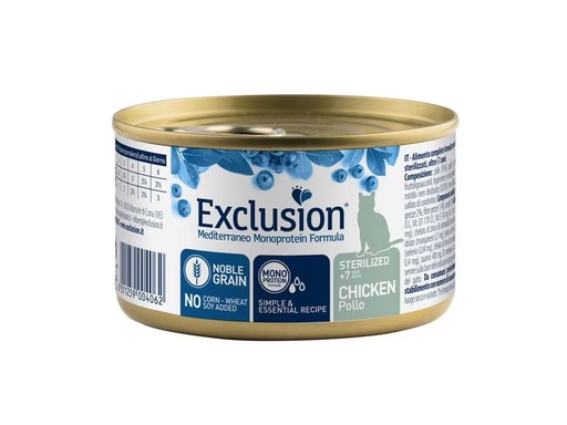 [90333518 1662025] Exclusion Nassfutter Sterilized Senior +7 Chicken, 85 g