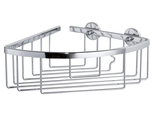 [90053491 960534] tesa Bad-Utensilienhalter Aluxx  Eckablagekorb, Chrom