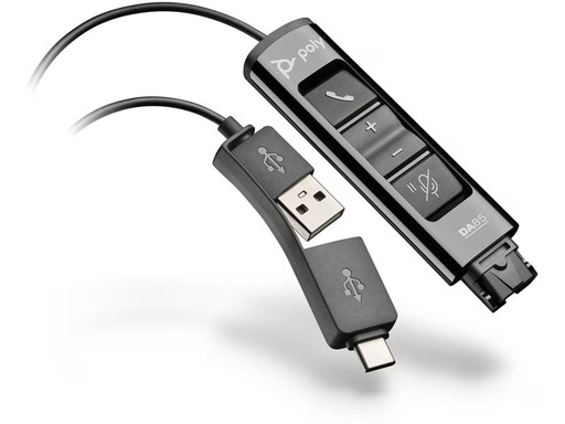 [90333613 1673321] Poly Adapter DA85 USB-A / USB-C - QD
