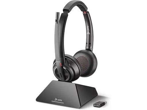 [90333641 1673348] Poly Headset Savi 8220 Duo MS USB-A, D200
