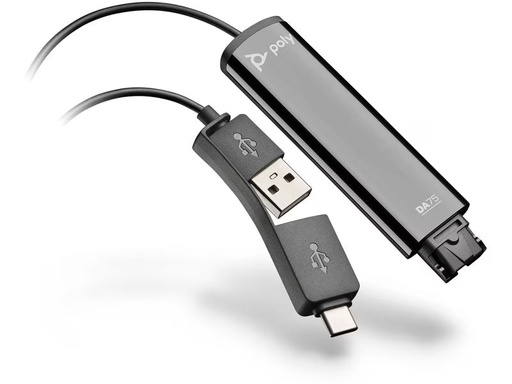 [90333733 1673320] Poly Adapter DA75 USB-A / USB-C - QD