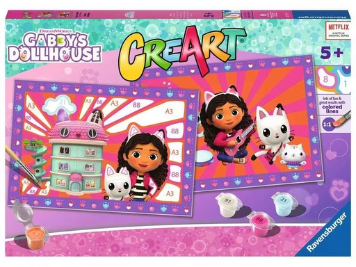 [90333931 1653395] Ravensburger Malen nach Zahlen CreArt: Gabbys Dollhouse