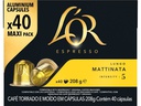 L'Or Kaffeekapseln Mattinata 40 Stück