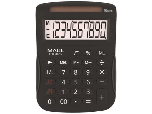 [90334277 1613332] Maul Taschenrechner ECO MJ555 Schwarz
