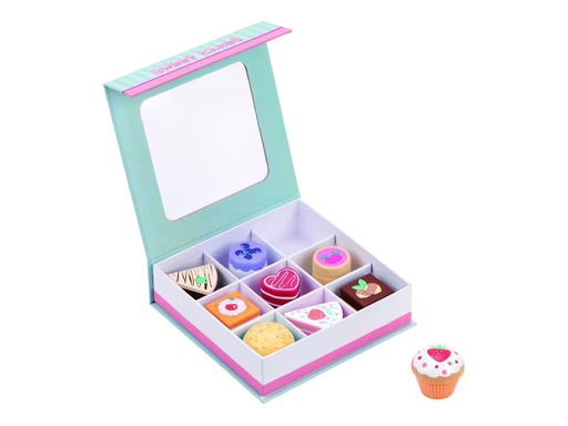 [90334342 1671699] Spielba Holzspielwaren Spiel-Lebensmittel Kuchen-Set