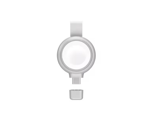 [90334355 1658879] 4smarts Ladekabel Apple Watch Charger QI2.0 Silber