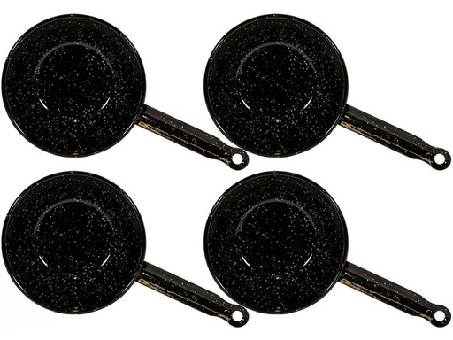 [90334510 1656103] Garcima Grillpfanne mit Stiel, 4er-Set, Ø 14 cm