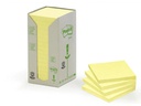 Post-it Notizzettel Recycling Notes 7.6 cm x 7.6 cm, Gelb