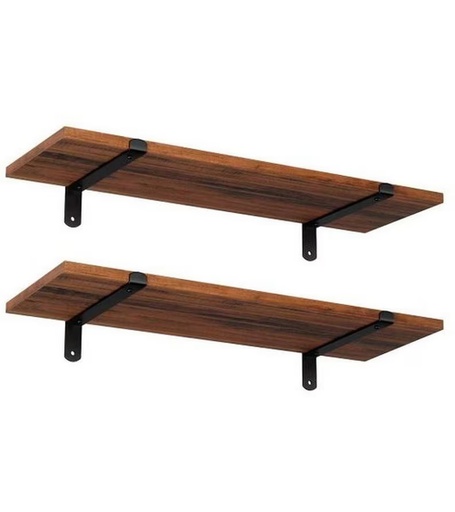[90334669 1668530] Songmics Wandregal 2 Stück, Schwarz
