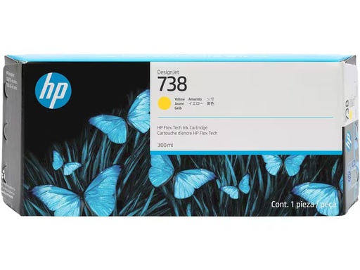 [90334672 1668392] HP Tinte Nr. 738 (676M8A) Yellow