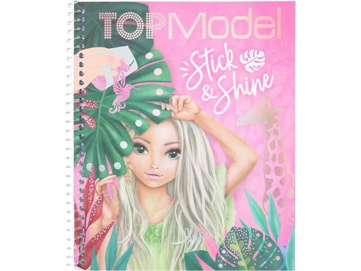 [90334727 1627641] Depesche Malbuch Top Model Stick and Shine